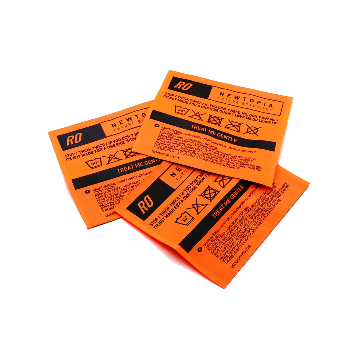 Straight Woven Tags